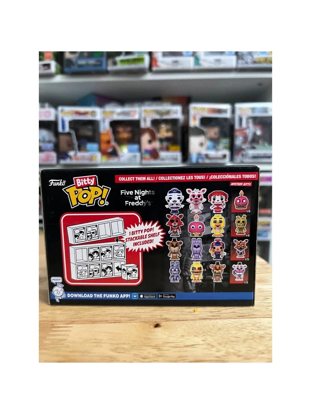 SEALED FIVE NIGHTS AT FREDDY'S BITTY FUNKO POP 4-PACK 5NAF Horror 5 Video Games